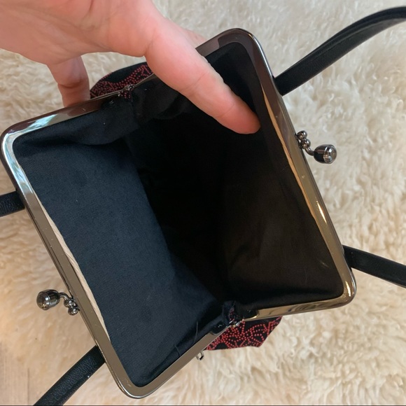 Red and Black Small Purse - Picture 2 of 5